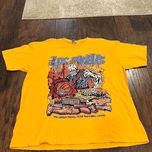 NBA Los Angeles Pick Up Basketball Warren Emanuel art on Gildan size 3XL tag